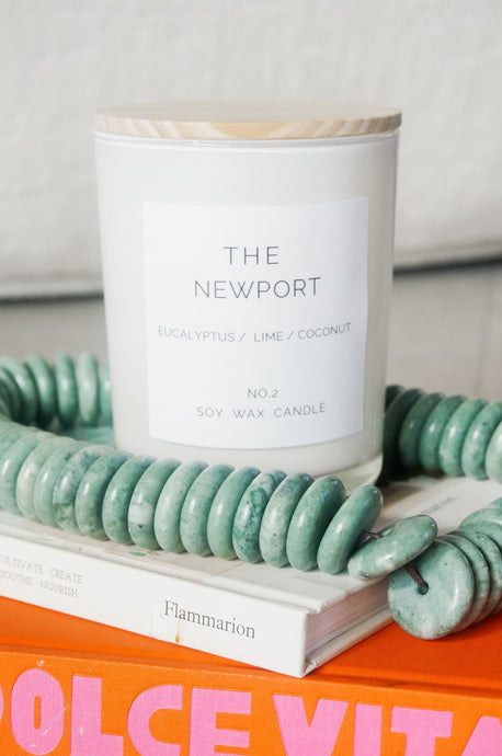 The Newport Candle - Wood Lid
