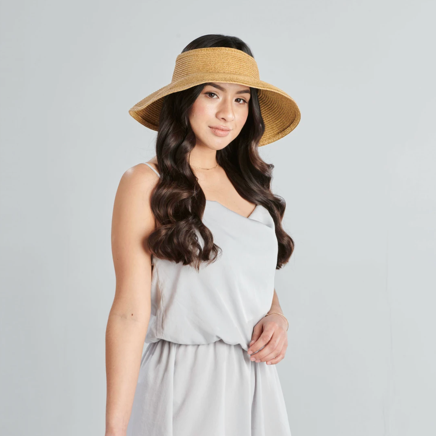 Large Brim Visor Coffee or Black The Treatment Skin Boutique